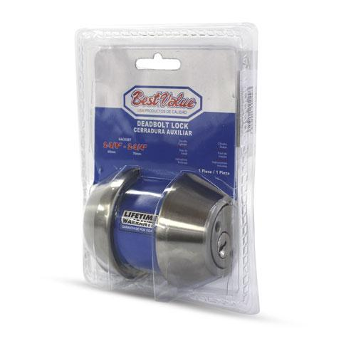 DOUBLE CYLINDER DEADBOLT LOCK SS