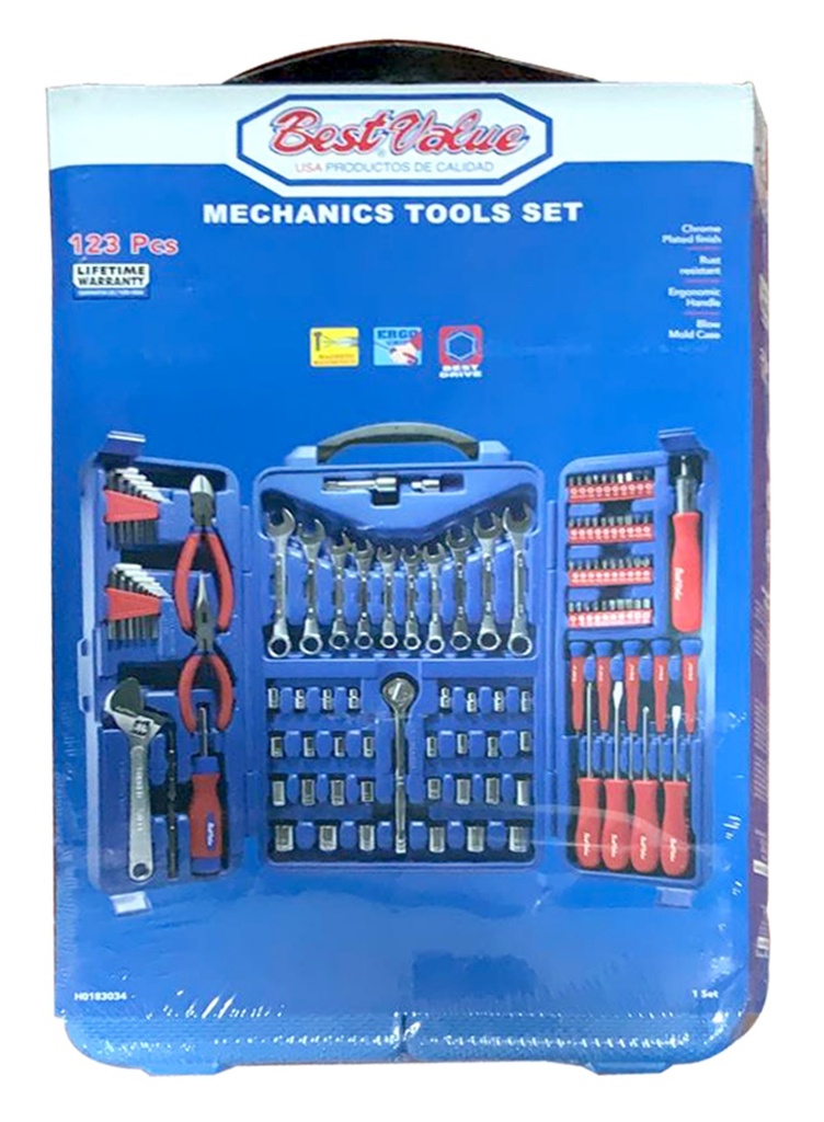 MECHANICS TOOL SET 123PCS