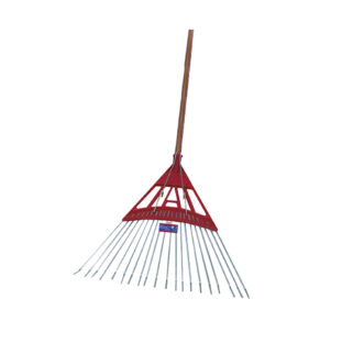 METAL FAN RAKE WITH HANDLE