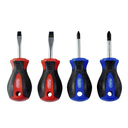 STUBBY SCREWDRIVER SET 4PCS