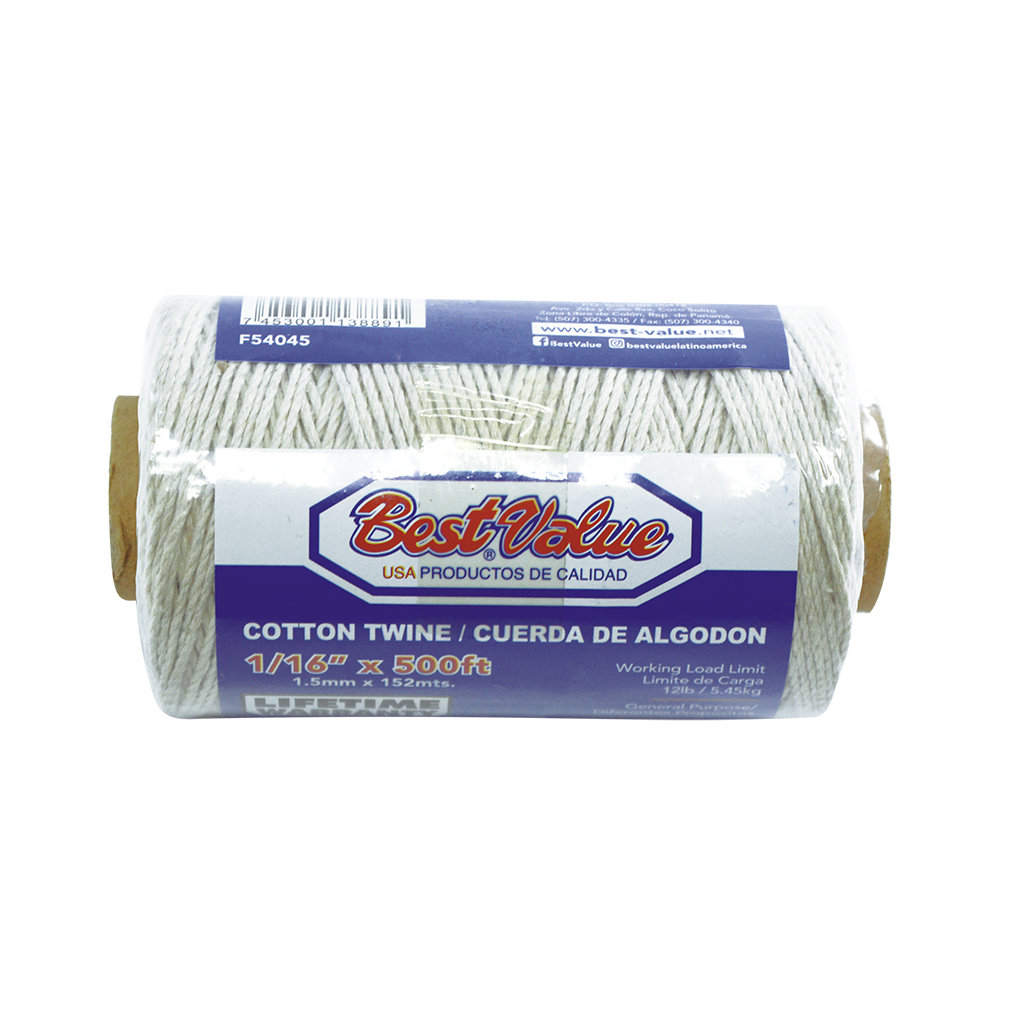1.5MM X 500FT COTTON TWINE