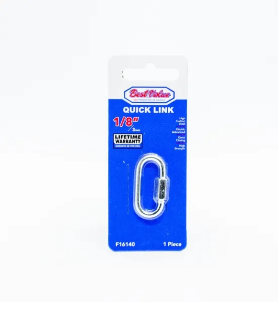 1/8" QUICK LINK HOOK
