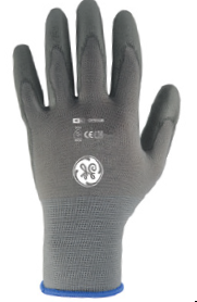 GE 15 GAUGE PU DIPPED GLOVE MEDIUM