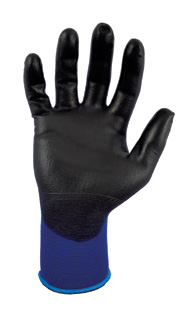 GE 18 GAUGE PU DIPPED GLOVE XL