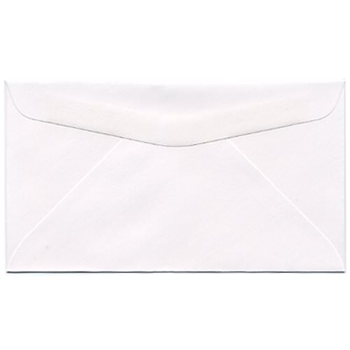 3 5/8 x 6 1/2 WHITE ENVELOPE