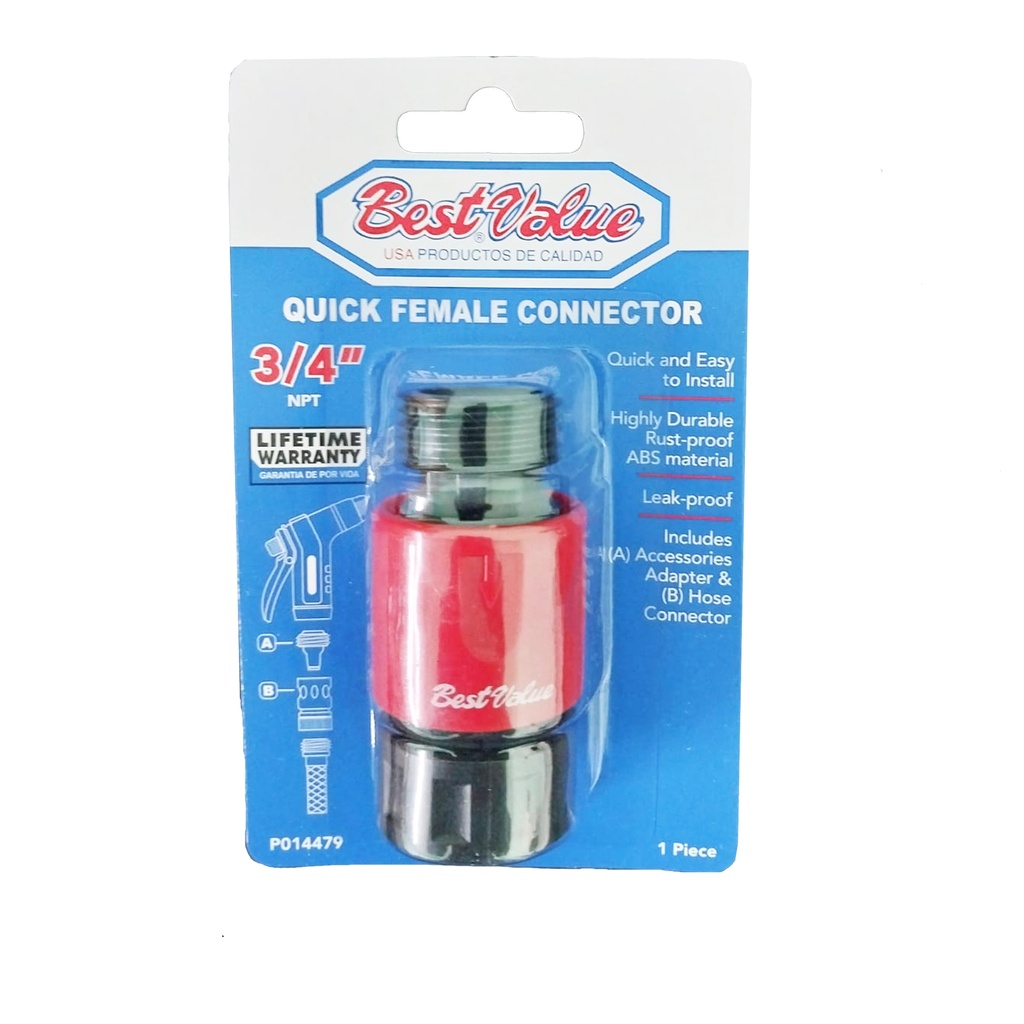 3/4'' SNAP-ON HOSE CONNECTOR (FEMALE )
