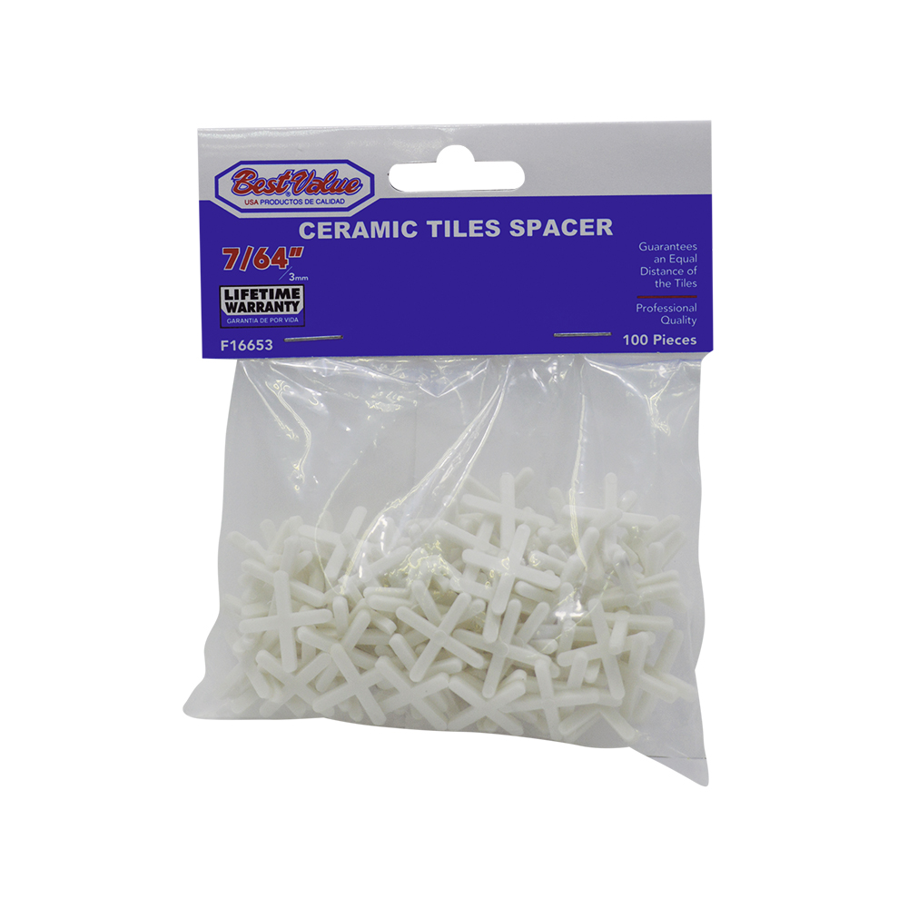 3MM TILE SPACERS (100PC)