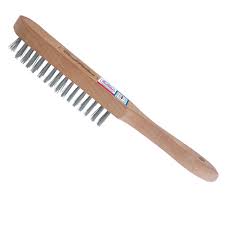 4-LINE STEEL WIRE BRUSH