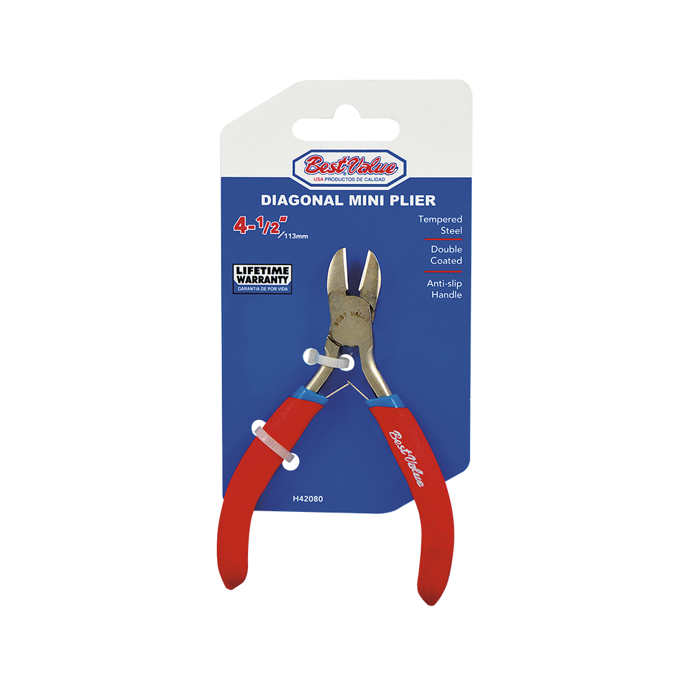 4 1/2" MINI DIAGONAL-CUT PLIERS