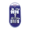 50mm MASTER KEY PADLOCK SET (4PC)