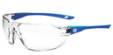 GE SAFETY GLASSES CLEAR LENS BLUE