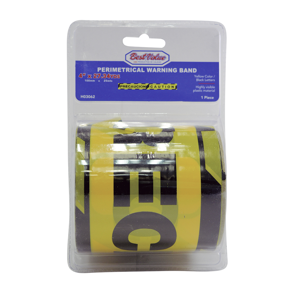 4" x 25yds CAUTION TAPE