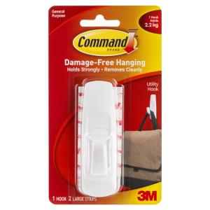17003 COMMAND HOOKS WHITE (LARGE)