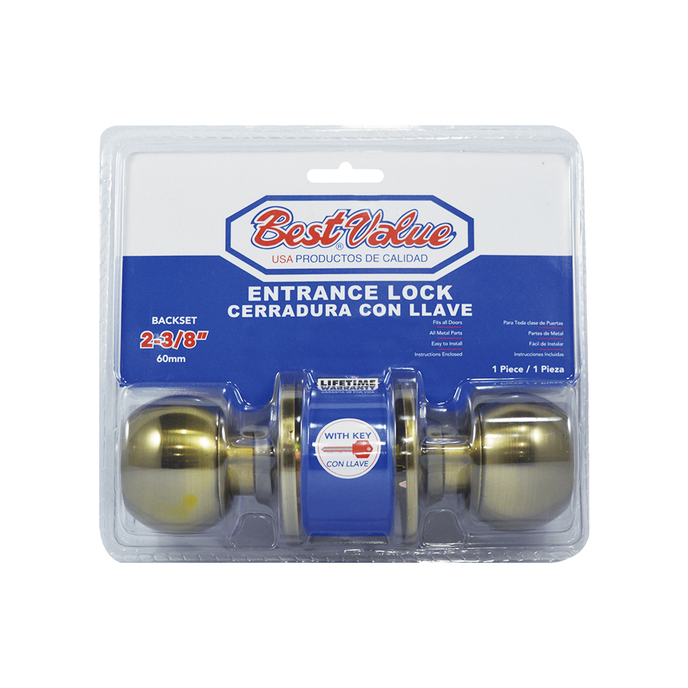 ENTRANCE LOCK BALL KNOB AB