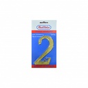 BRASS HOUSE NUMBER #2