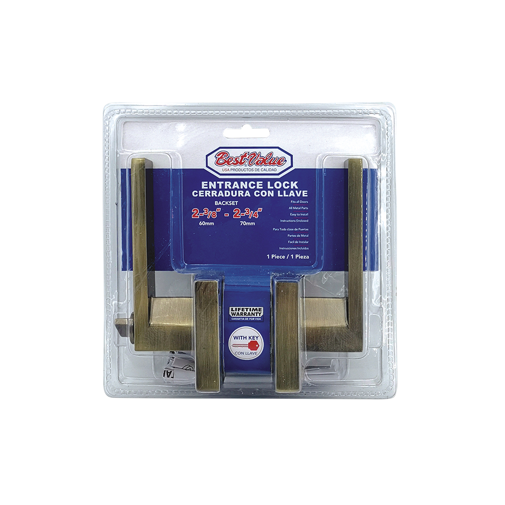 LEVER ENTRANCE LOCK SQUARE AB