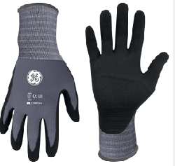 GE 15 GAUGE MICRO FOAM NITRILE GLOVE LARGE