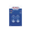 2PC OVAL CLEAR HOOKS (LARGE)