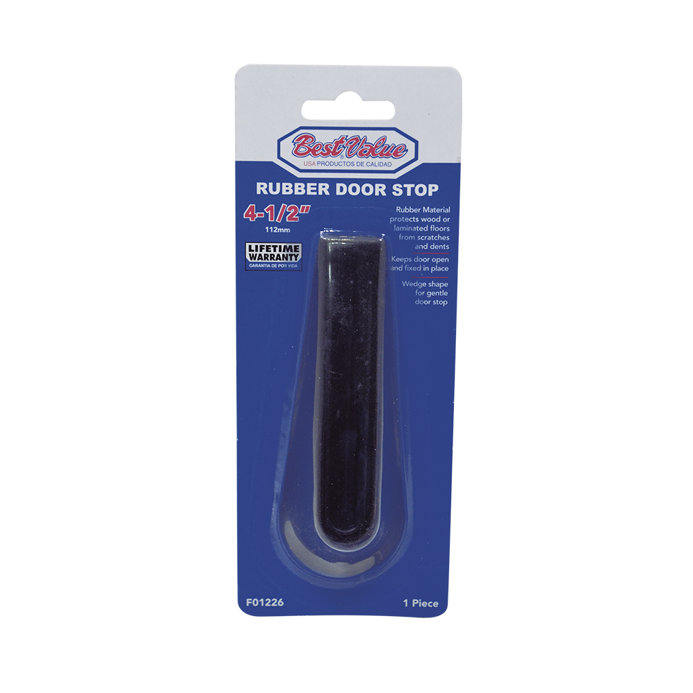4 1/2" RUBBER DOOR STOPPER
