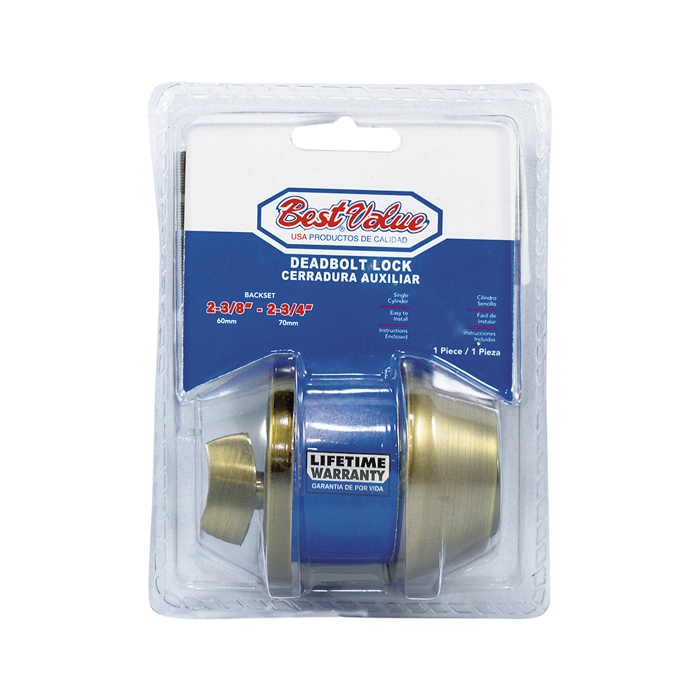 SINGLE CYLINDER D/BOLT LOCK AB