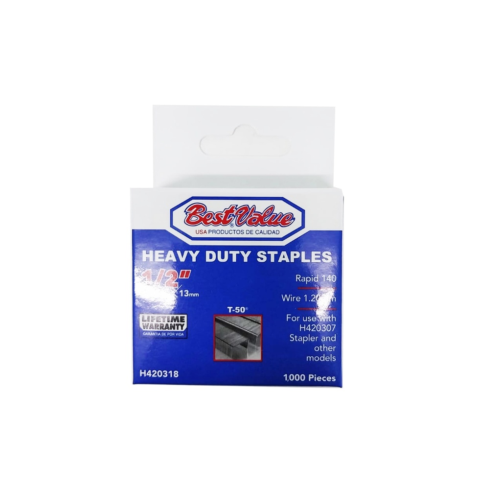 1/2" HEAVY DUTY STAPLES (FOR USE IN H420307)