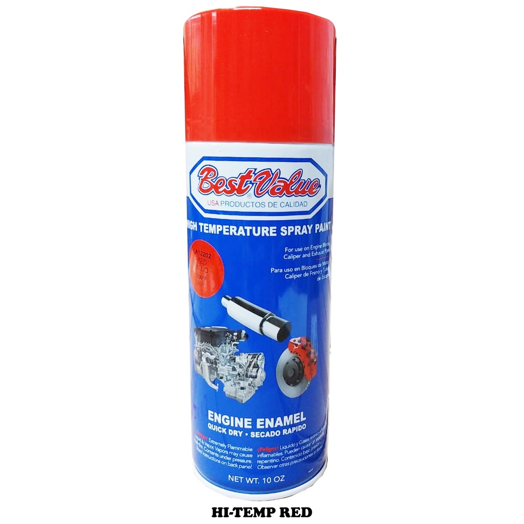 BEST VALUE SPRAY PAINT HI-TEMP RED