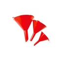 3PC PLASTIC FUNNEL SET