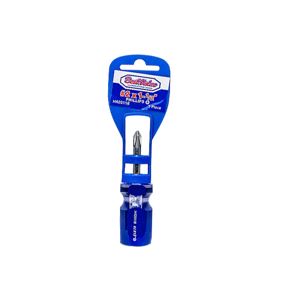 STUBBY SCREWDRIVER (PHILLIP) #2 x 1 1/2"