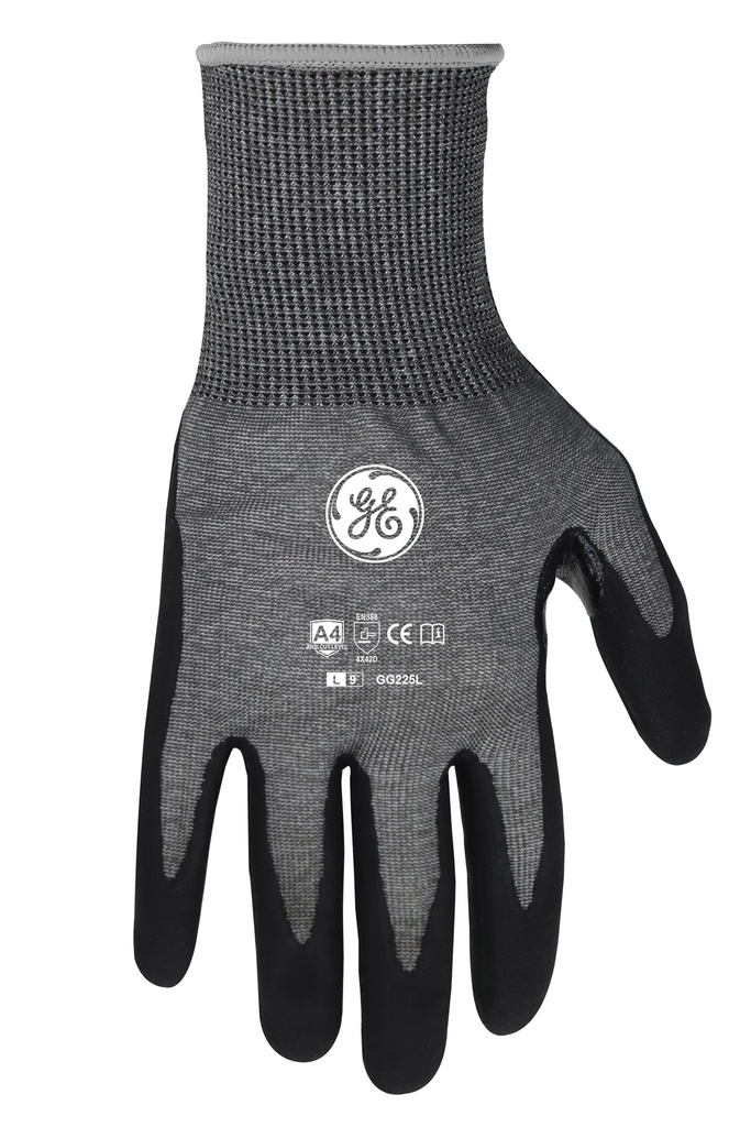 GE 18 GAUGE MICRO FOAM NITRILE A4 GLOVE LARGE