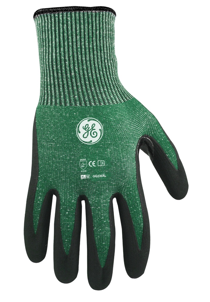 GE A4 FOAM NITRILE DIPPED RECYCLED GLOVE  XL