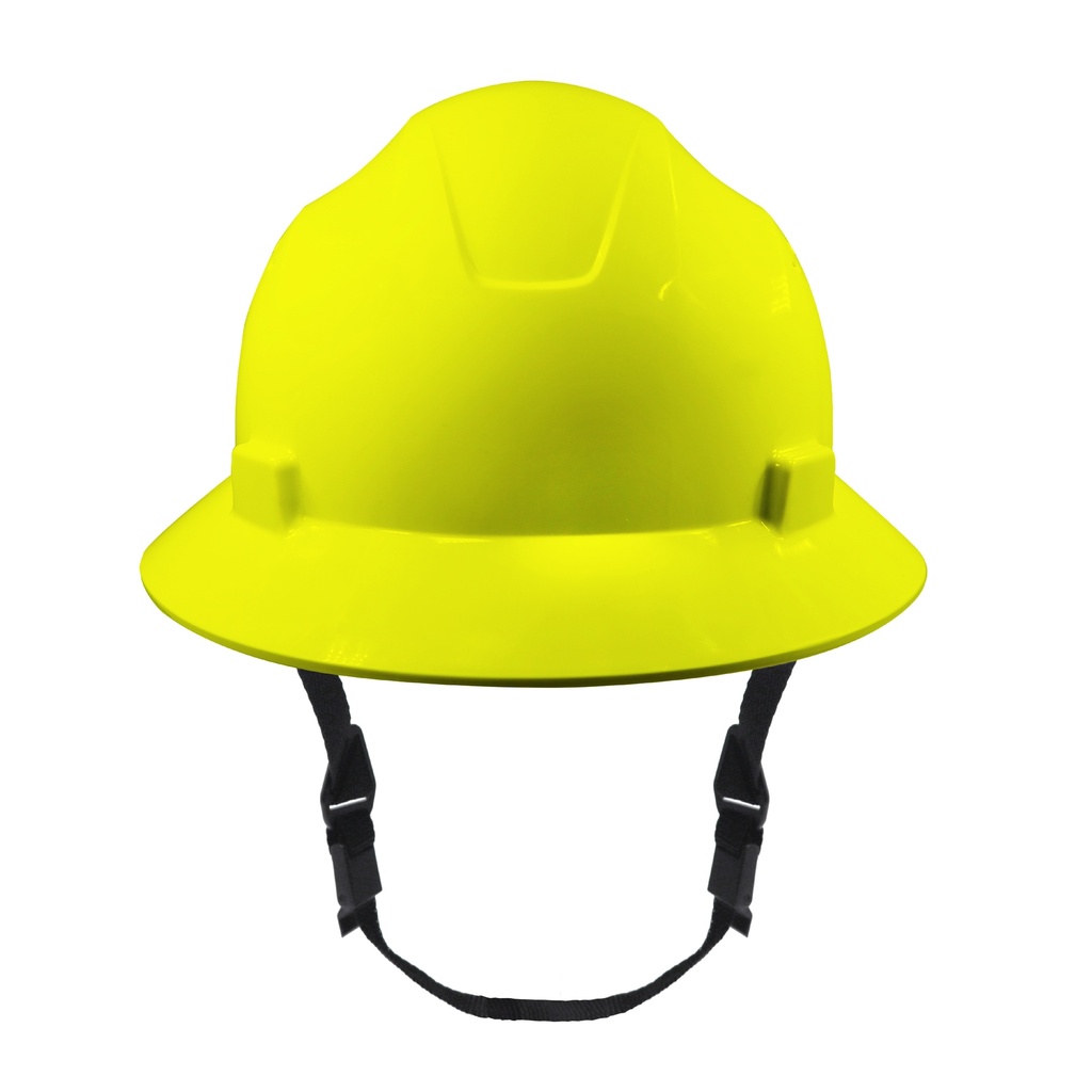 GE FULL BRIM HARD HAT - VENTED YELLOW