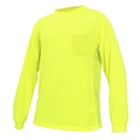 GE HIGH VISIBILTY LONG SLEEVE SHIRT MEDIUM (GREEN)
