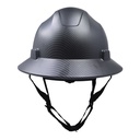 GE FULL BRIM HARD HAT CARBON FIBER GRAY