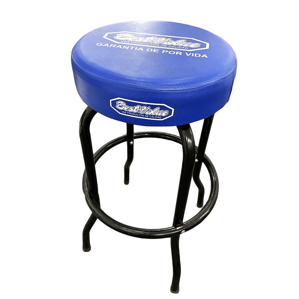 BEST VALUE METALLIC STOOL - BLUE & BLACK