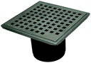AQUINA 4" X 4" FLOOR DRAIN (STAINLESS STEEL + ABS)