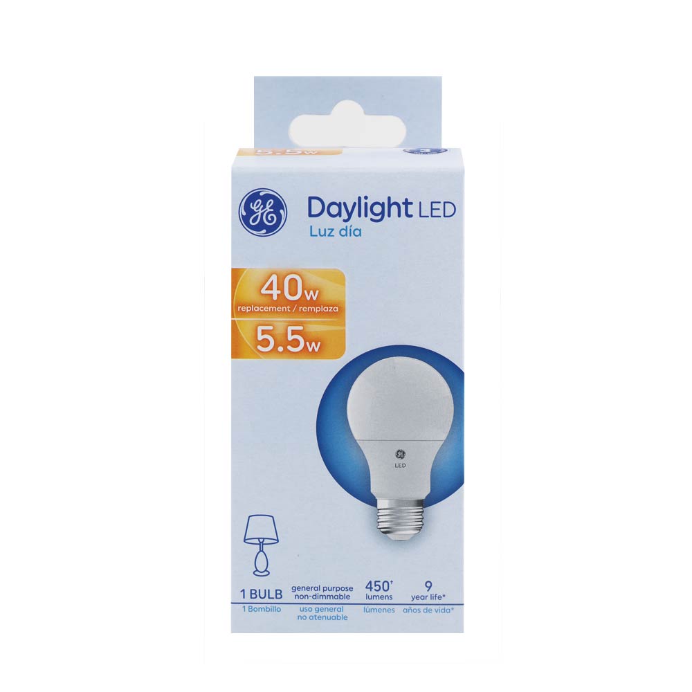 GE LED BULB 40W/5.5W WARM WHITE
