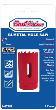 1" BI-METAL HOLE SAW