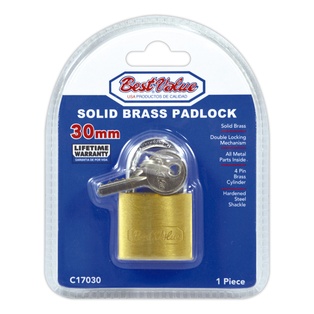 30mm REGULAR BRASS PADLOCK