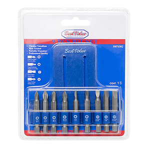 9PC SCREWDRIVER BIT SET