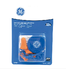 GE CORDED EARPLUGS (2 PAIRS)