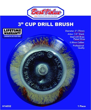 2 1/2" DRILL CUP BRUSH