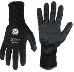 GE 13 GAUGE FOAM NITRILE GLOVE  LARGE