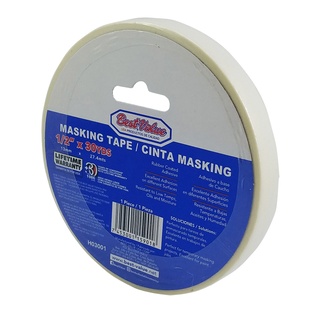 1/2" x 30yd BEST VALUE MASKING TAPE