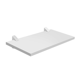 10"x16" SELF-SUPPORT SHELF (WHITE)