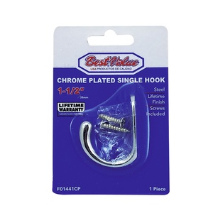 SINGLE METAL HOOK (CHR)