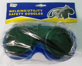 WELDERS' GOGGLES BLUE FRAME