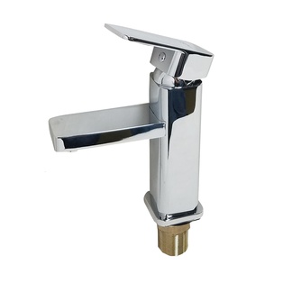 SINGLE MIXER LAVATORY FAUCET (CHROME)
