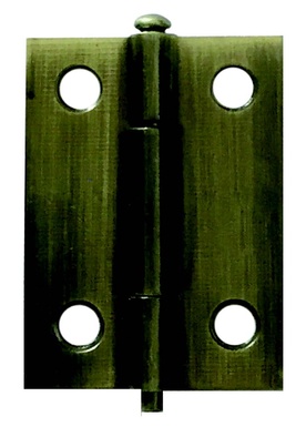 3" NARROW ANTIQUE BRASS HINGE