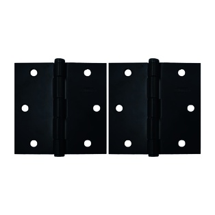 3 1/2" X 3 1/2" SQUARE HINGE (BLACK)