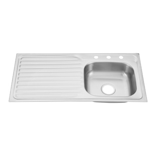STAINLESS STEEL SINK (LEFT DRAINER) 39"x19.7"x6